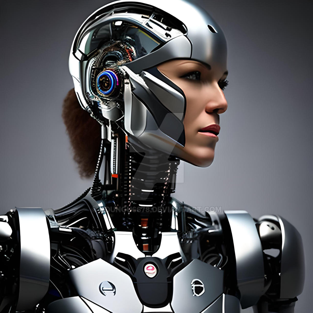 Cyborg Prototype HelioX Lab's AI Female Cyborg (Gen 4.1)Prototype20 by ndungu6678 on ...