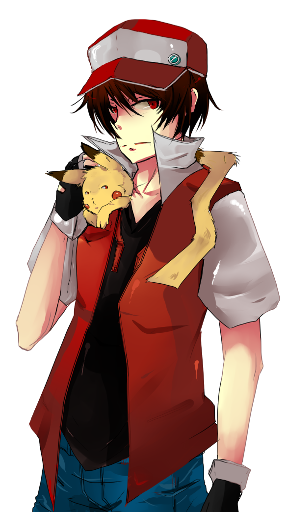 Pokemon Trainer Red (Anime Style) by ryanly64 on DeviantArt