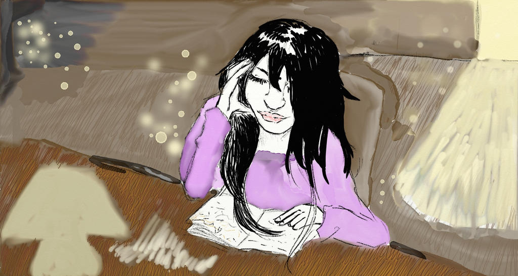 Enigma Reading by RedArticWolf on DeviantArt