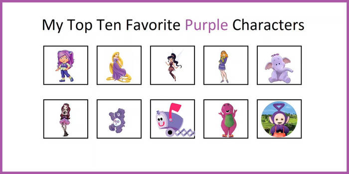 Purple Character Examples Similar Art to
