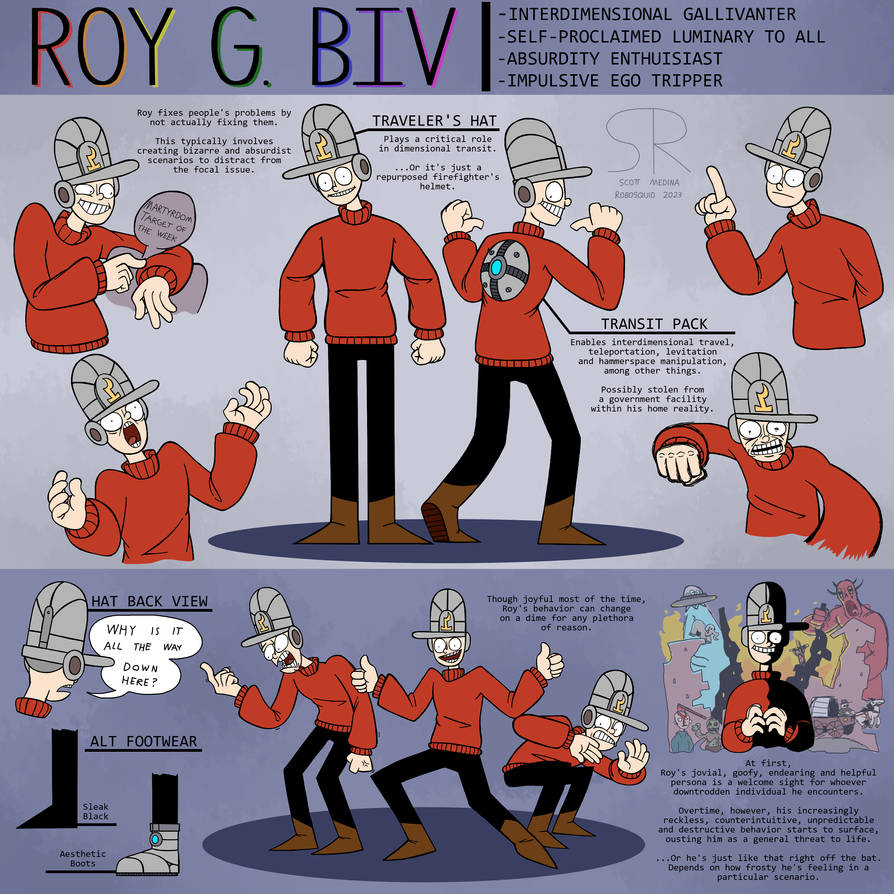 Roy - Basic Ref by RoboSquid on DeviantArt