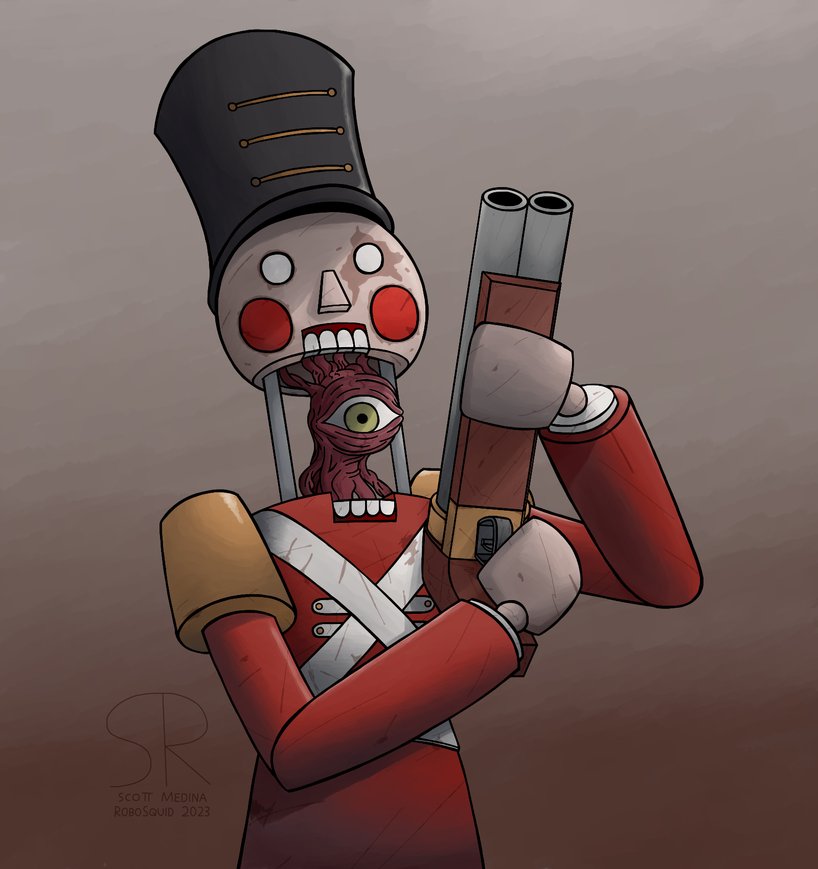 Lethal Company - Nutcracker by RoboSquid on DeviantArt