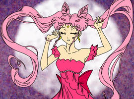 Chibiusa All grown up (black outlining)