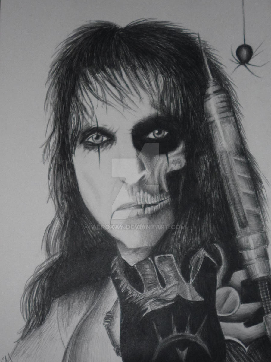 Alice Cooper with Syringe