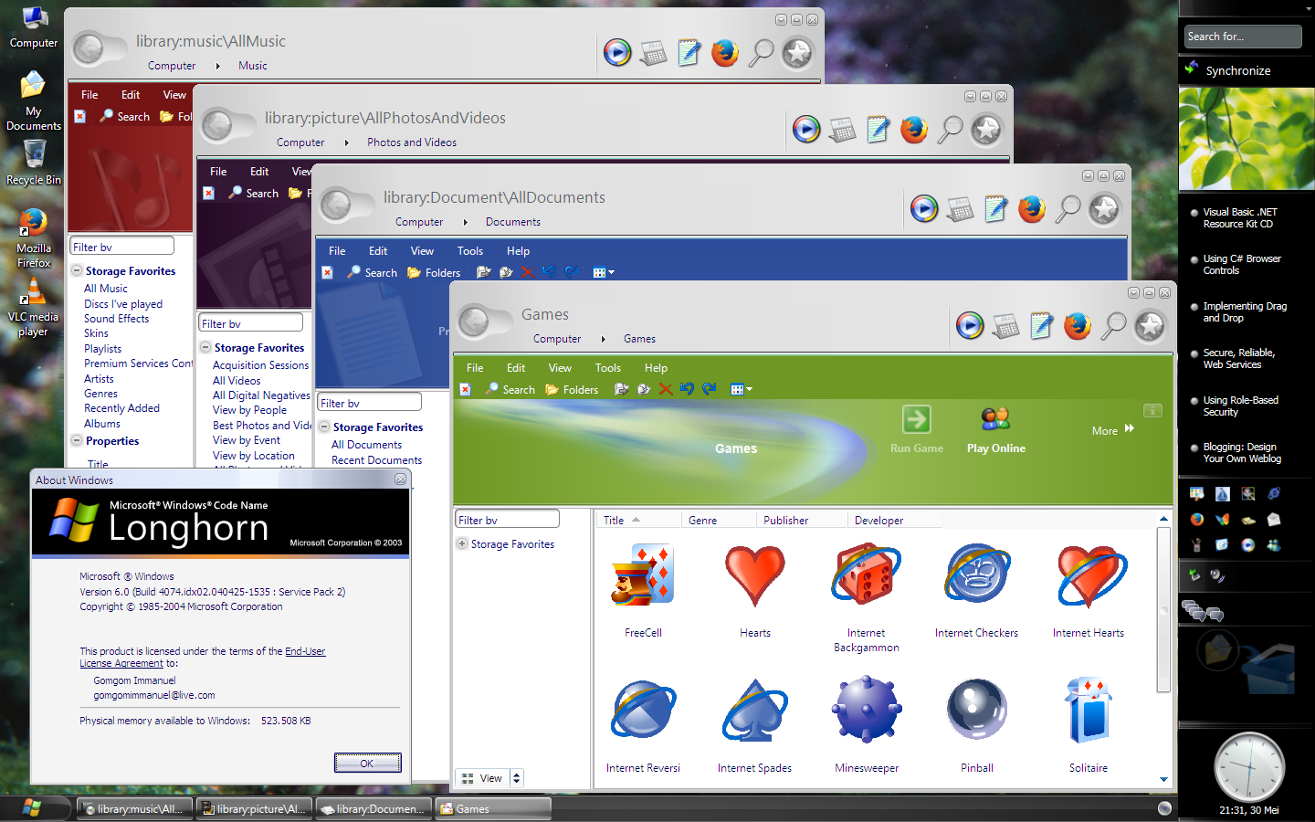 Windows Longhorn Keycode Microsoft Windows Longhorn 6.0 build 4074 (WinHEC) by gomgomimmanuel on ...