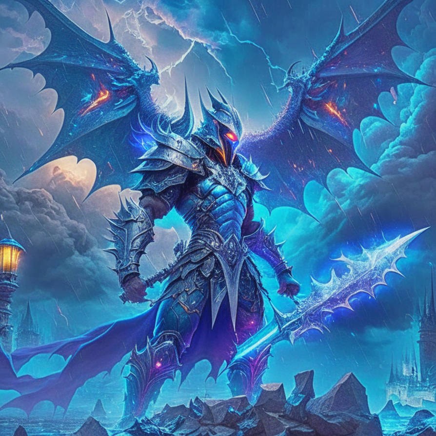 ash Demon knight in blue4 by zealotxdrd on DeviantArt