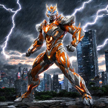 Tiger Ultraman In Orange