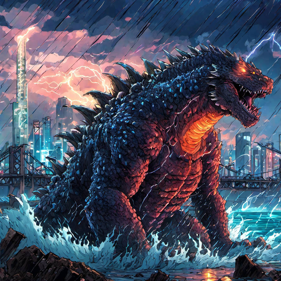 Godzilla Rage Look raging Godzilla has arrived2 by zealotxdrd on DeviantArt