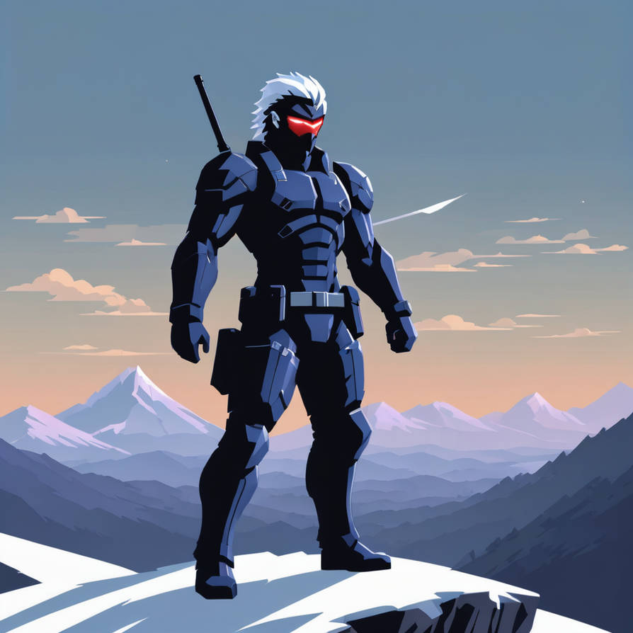 Blue Cyborg Ninja Of The North by zealotxdrd on DeviantArt