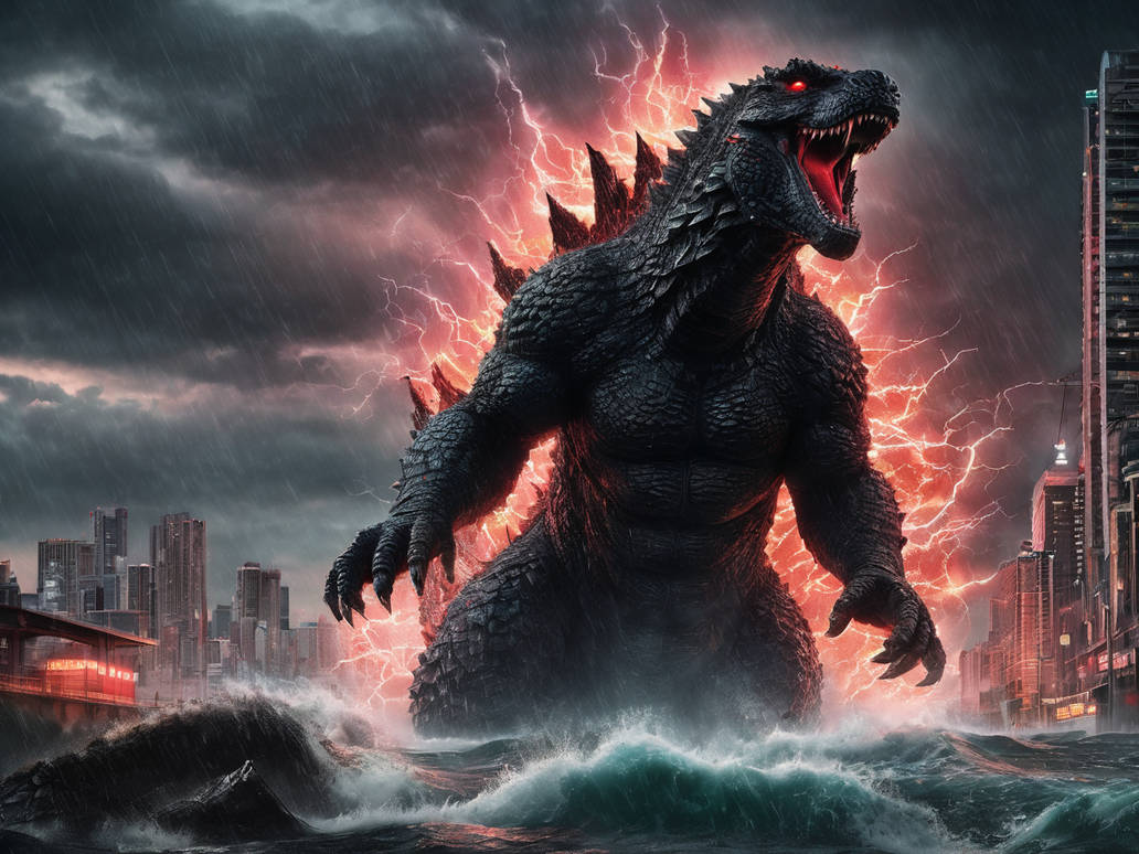 Red Rage Godzilla Enraged Godzilla In Red4 by zealotxdrd on DeviantArt