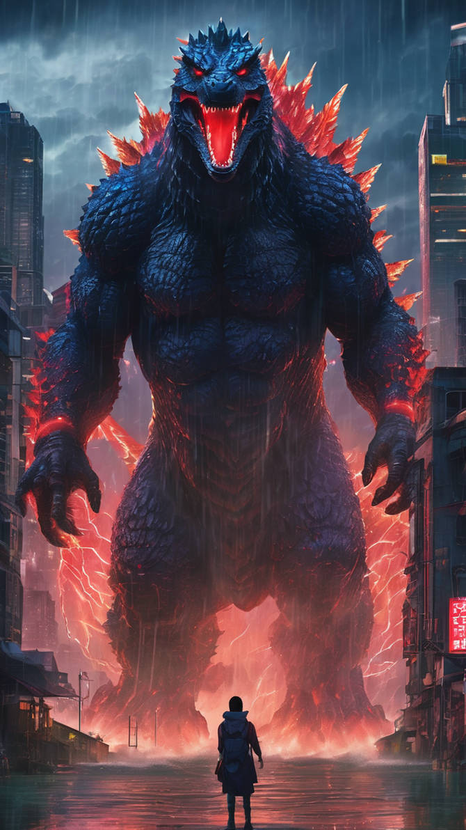 Red Rage Godzilla Enraged Godzilla In Red9 by zealotxdrd on DeviantArt