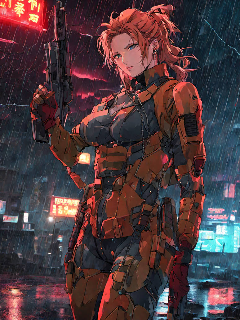 Red4 Metal Gear Soldier Girl In Red4 by zealotxdrd on DeviantArt