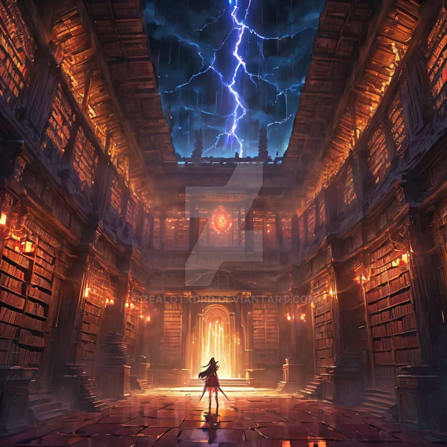 Evocation Library Artwork ancient mystic Library7 by zealotxdrd on DeviantArt