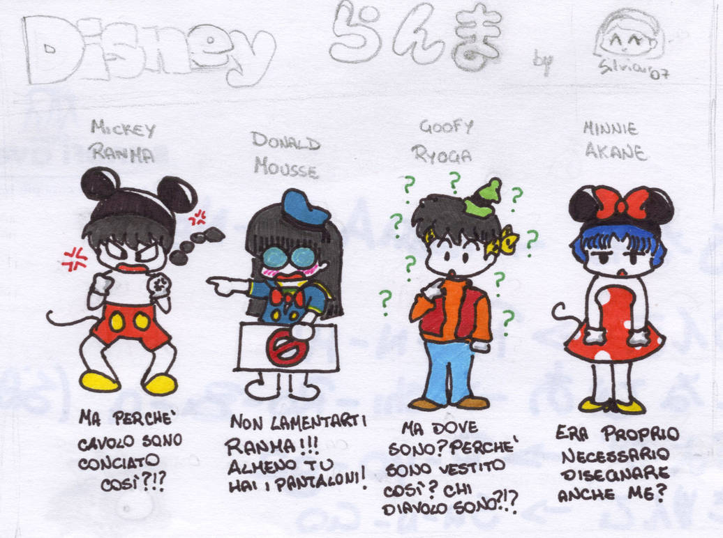 Disney Ranma by RidensGirl on DeviantArt
