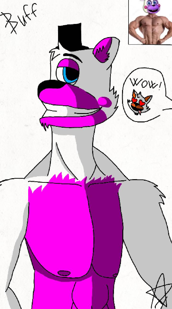 Buff Helpy {fnafart} by RoxyThePuppetMaster on DeviantArt