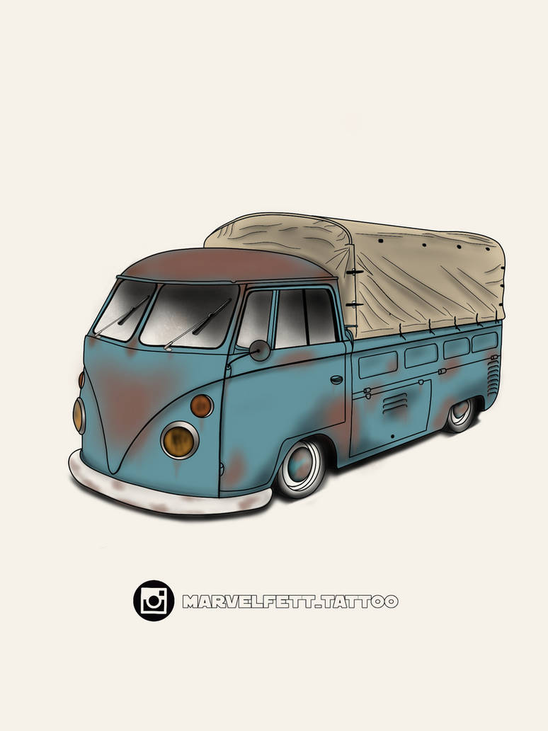 Vw Split Screen Vector Volkswagen Splitscreen by marvelfetttattoo on DeviantArt