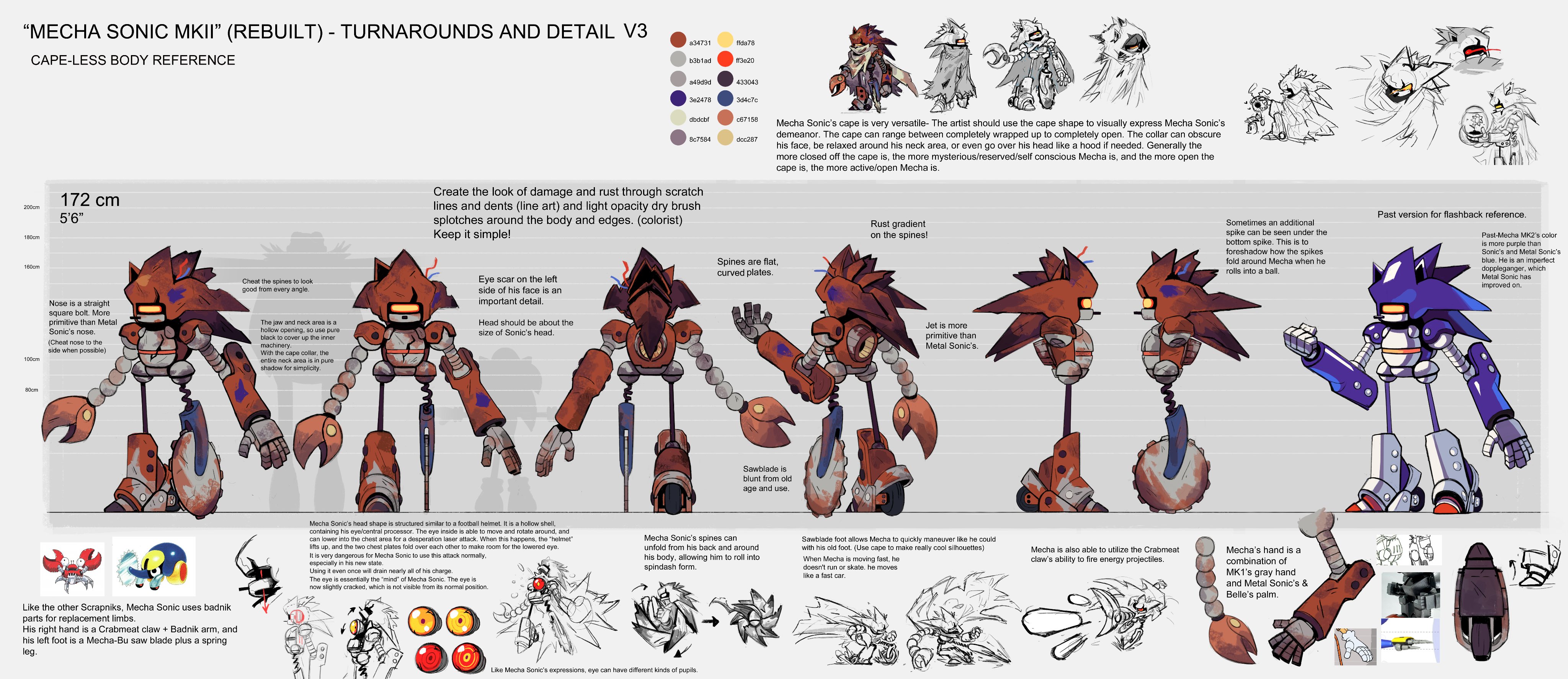 Mecha Sonic's Official Schematics (1) by MechaSonicSuperFan on DeviantArt