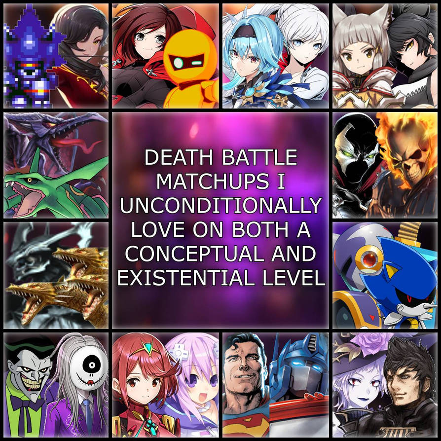 Unconditionally DEATH BATTLE Matchups I Unconditionally Love by MechaSonicSuperFan on ...