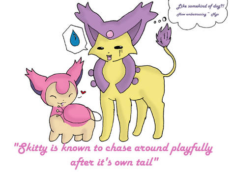 Skitty and Delcatty