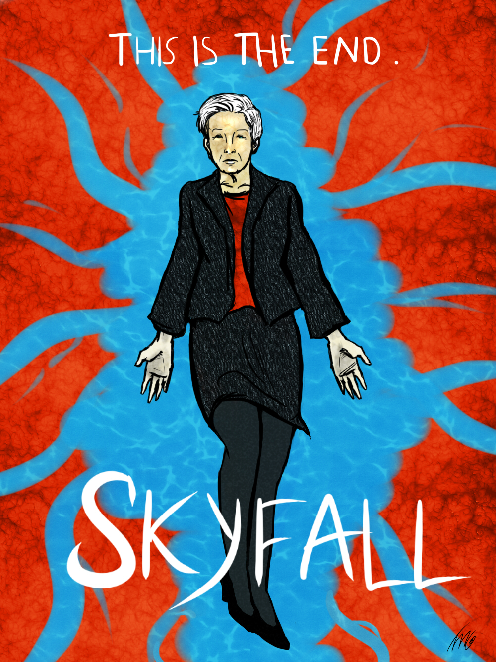 Skyfall - poster for M