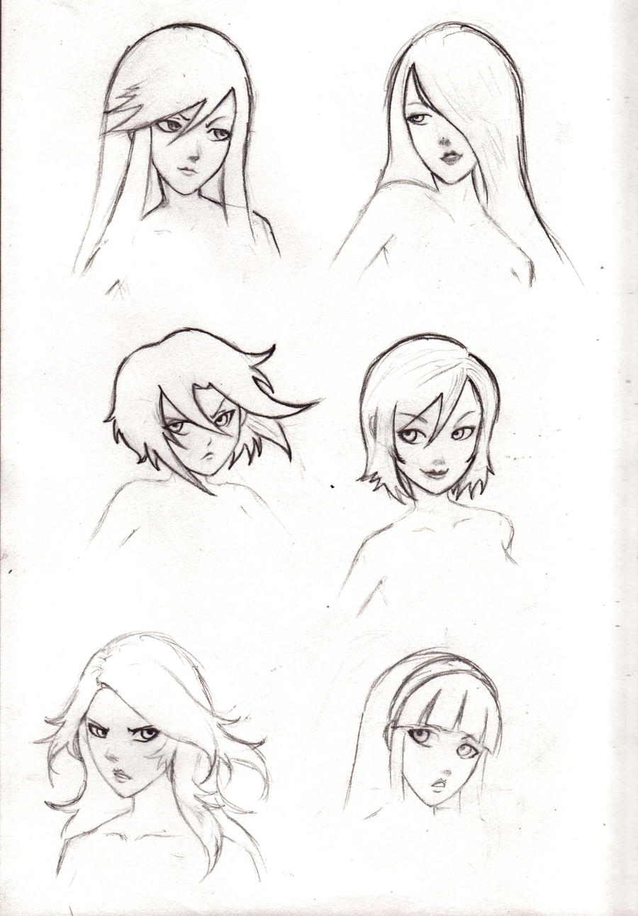 Deviantart Model Faces female faces by alexreyna on DeviantArt