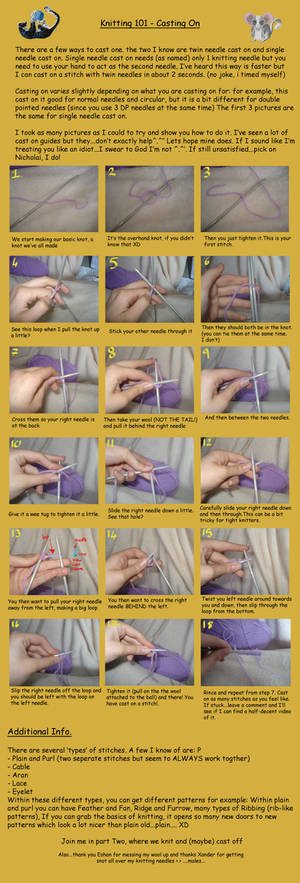 Knitting 101 - Cast On