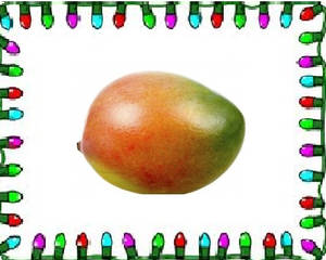 I promised i would make a real festive mango.