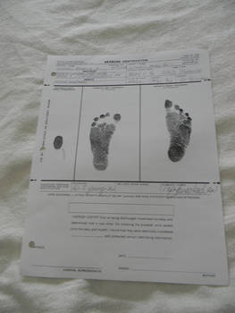 Evalynns Feet Prints