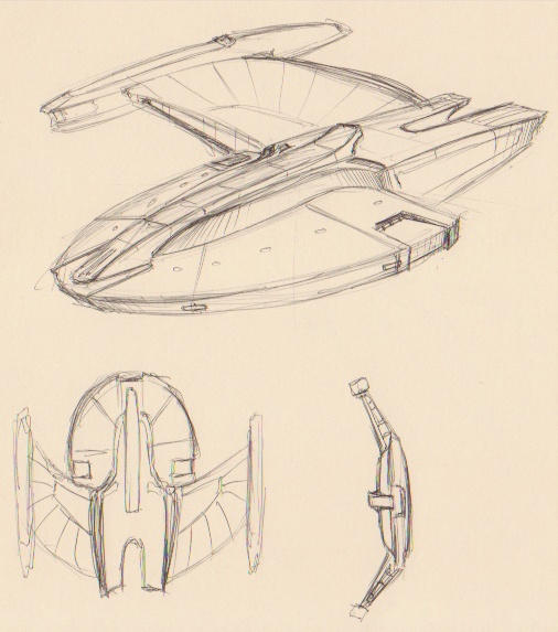 Concept Romulan Siren-Class BoP 00 by AtolmAzel on DeviantArt