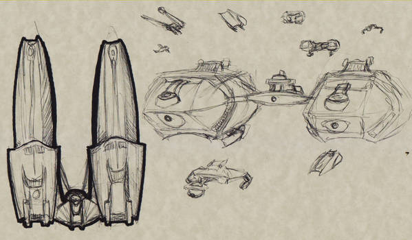 Concept Klingon Discovery Starships Redux 01