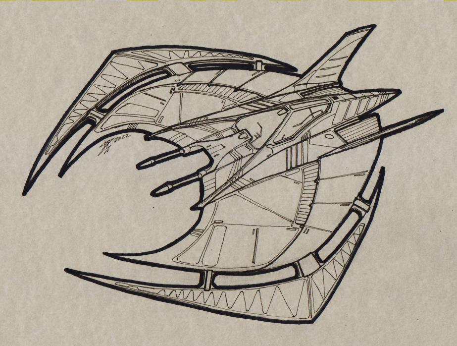 Kl Rathi Kilrathi Starfighter Dralthi 00 by AtolmAzel on DeviantArt