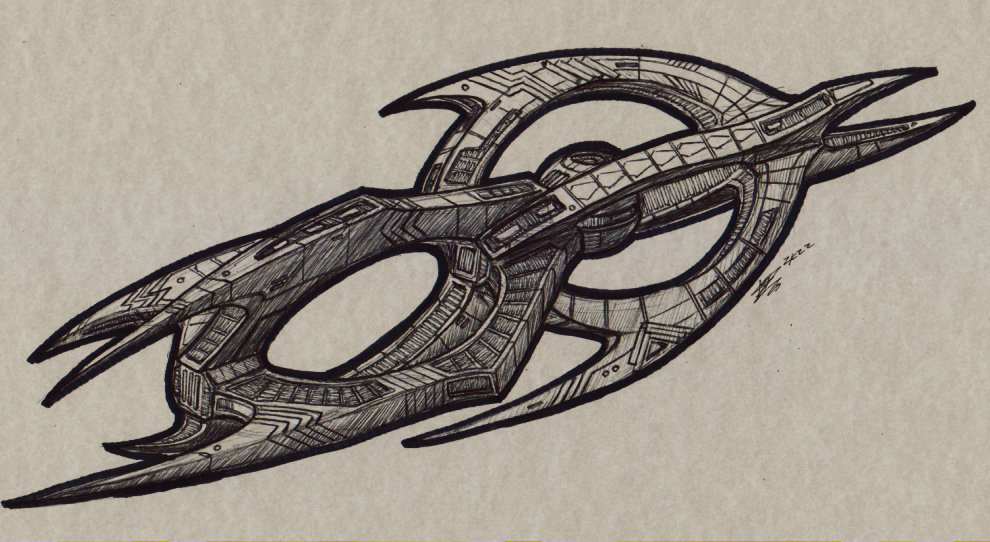 Kl Rathi Kilrathi Starsihip Ralaxath 00 by AtolmAzel on DeviantArt
