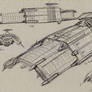 Concept Confederate Concordia Spacecraft Carrier