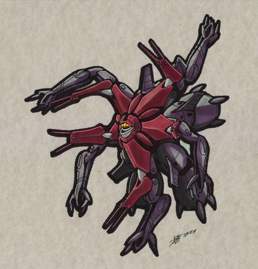 Invid Ancient Mecha Reub 00 by AtolmAzel on DeviantArt