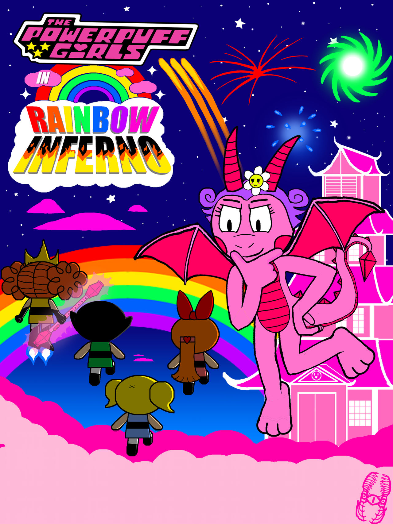 Ppg Rainbow Raspberry PPG- Rainbow Inferno Poster/Cover by HNMacgregor on DeviantArt