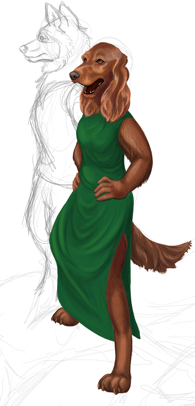 Filea and Kaeon WIP 2