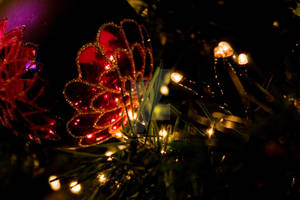 Christmas bauble with lights by photographybypixie Christmas bauble with lights by photographybypixie