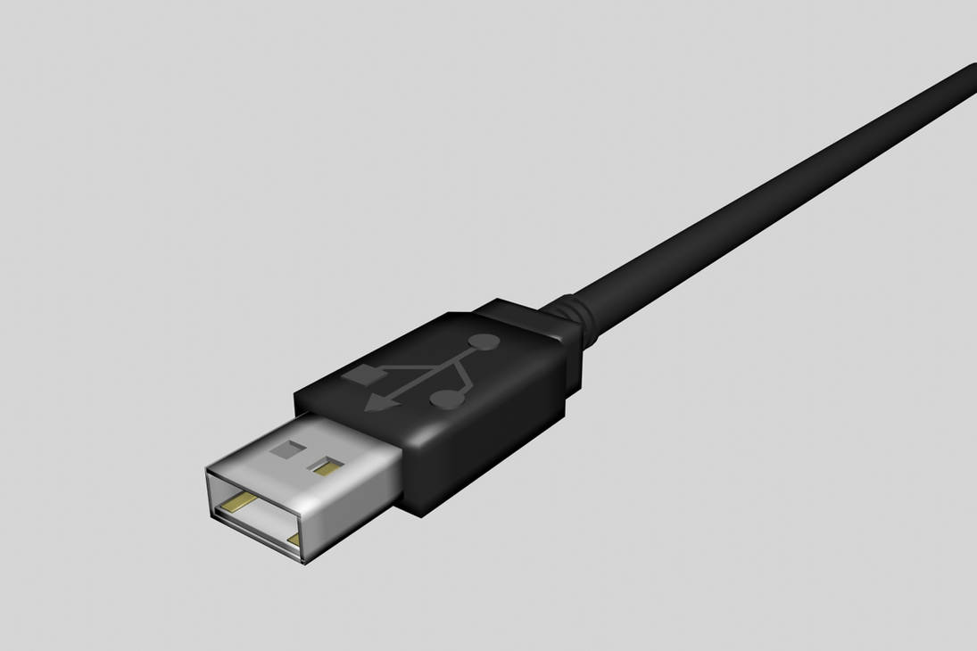 USB Cable render 3 by RunDownThatGuy on DeviantArt