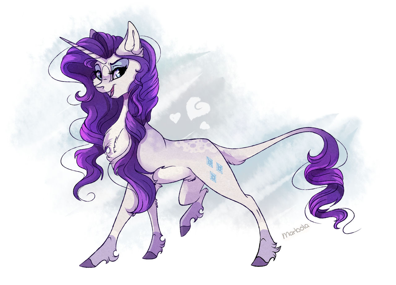 Deviantart Future Rarity Rarity redesign by Marbola on DeviantArt