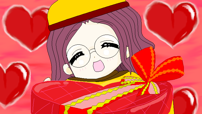 I have a present foryou-Miyako