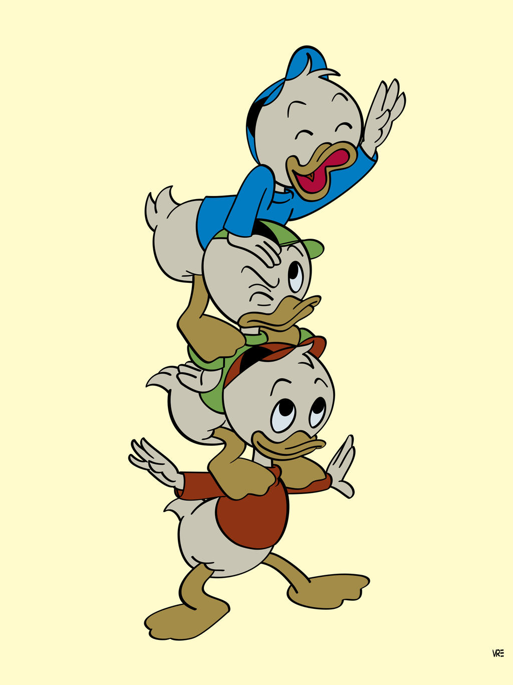 Personality Of Huey, Dewey, And Louie