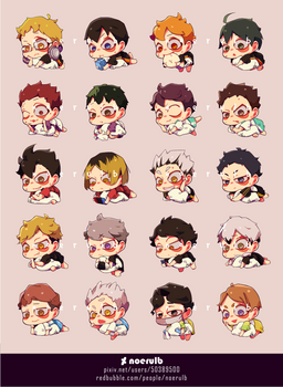 Haikyuu!! Stickers