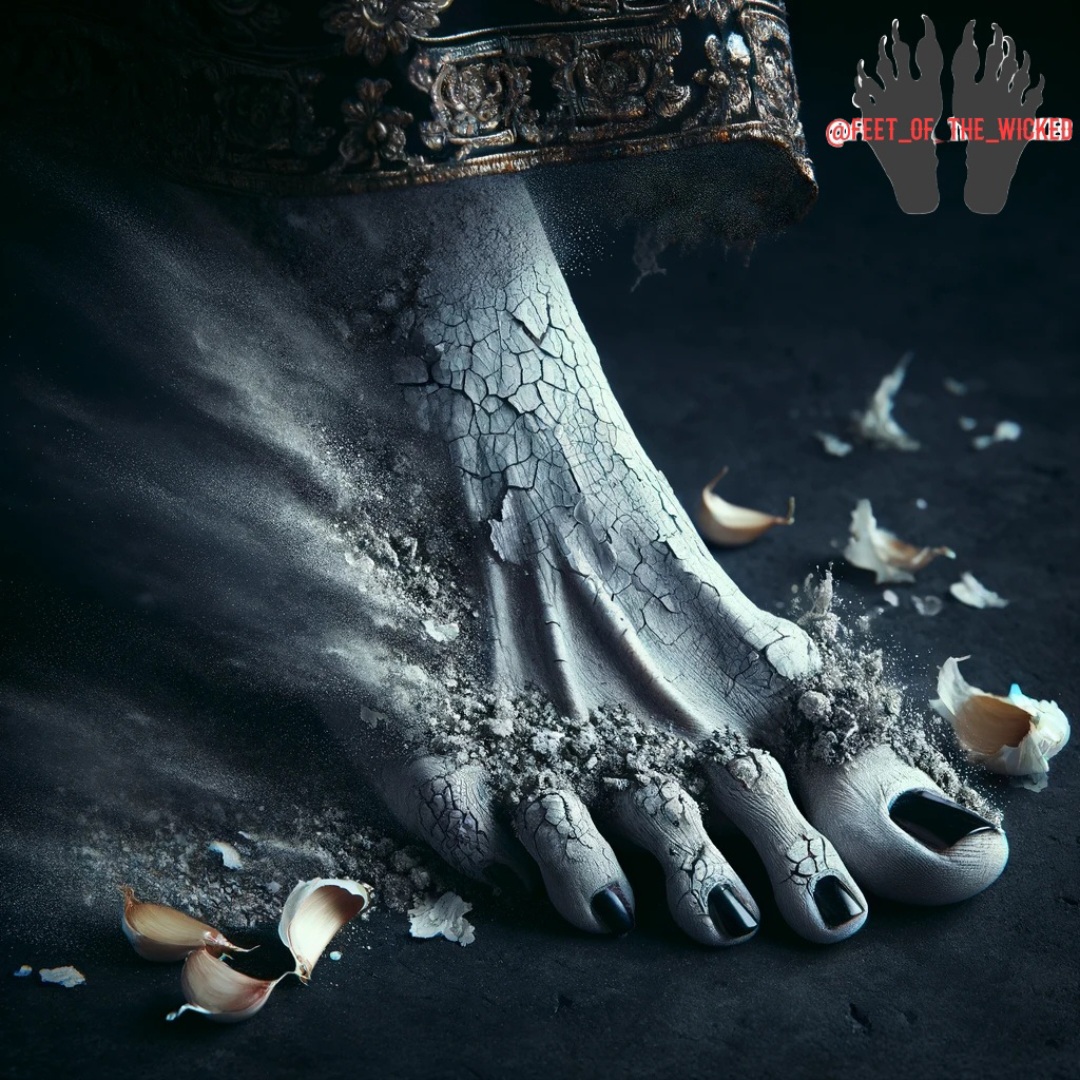 Vampire Foot Vampire Feet Exposed To Garlic 2 by Feetofthewicked on DeviantArt