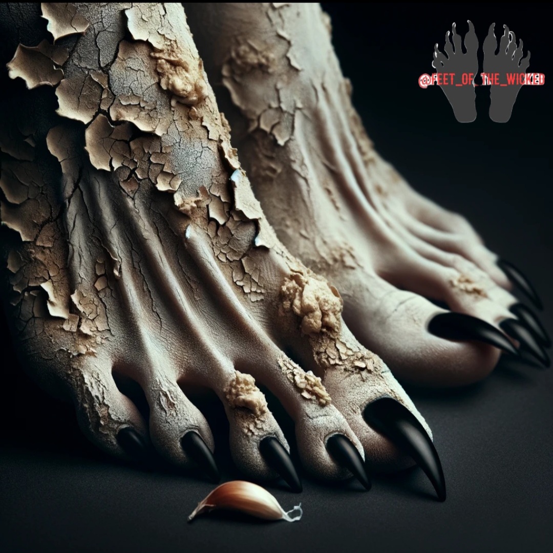 Vampire Foot Vampire Feet Exposed To Garlic 4 by Feetofthewicked on DeviantArt