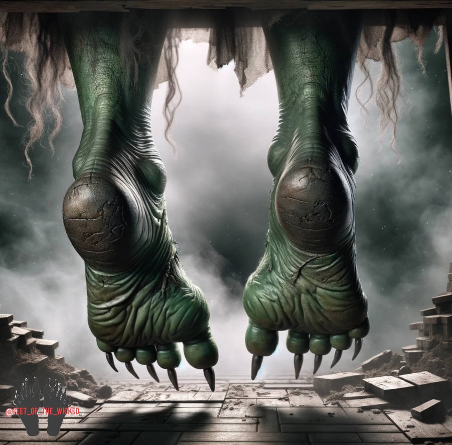 The Wicked Witch's Dry Cracked Heels by Feetofthewicked on DeviantArt