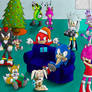Sonic's christmas party
