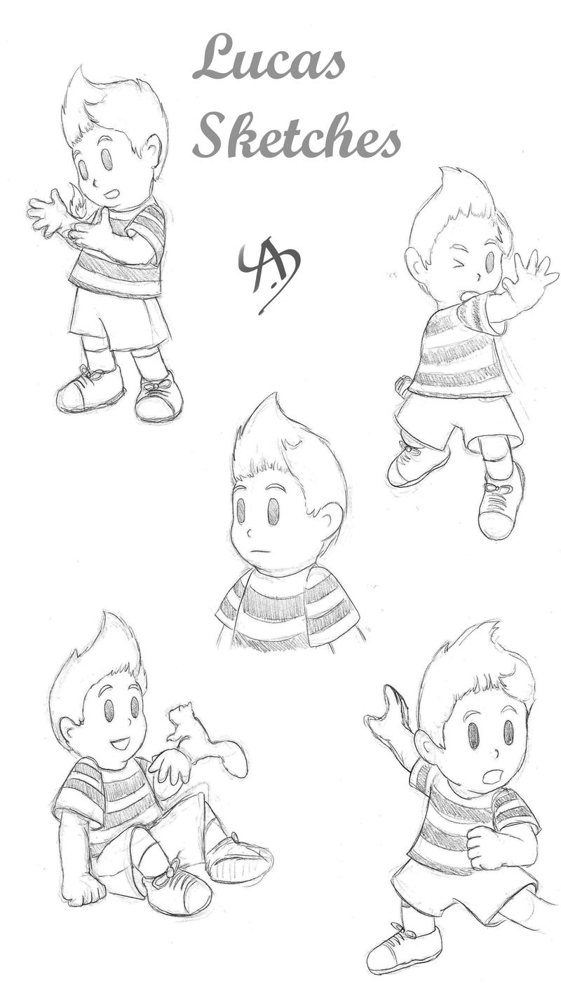 Lucas sketches by AbsoluteDream on DeviantArt