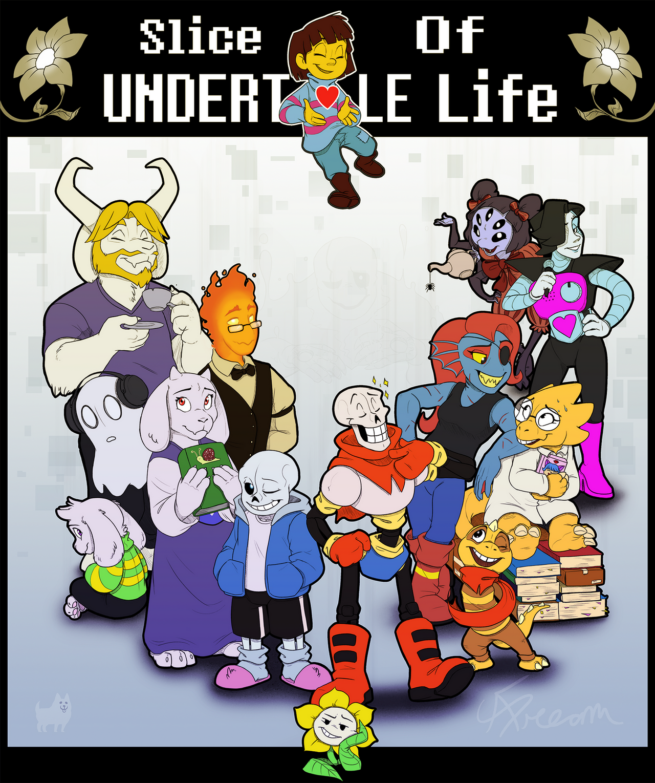 Under Tale Cartoon Mini Undertale Comic Series by AbsoluteDream on DeviantArt