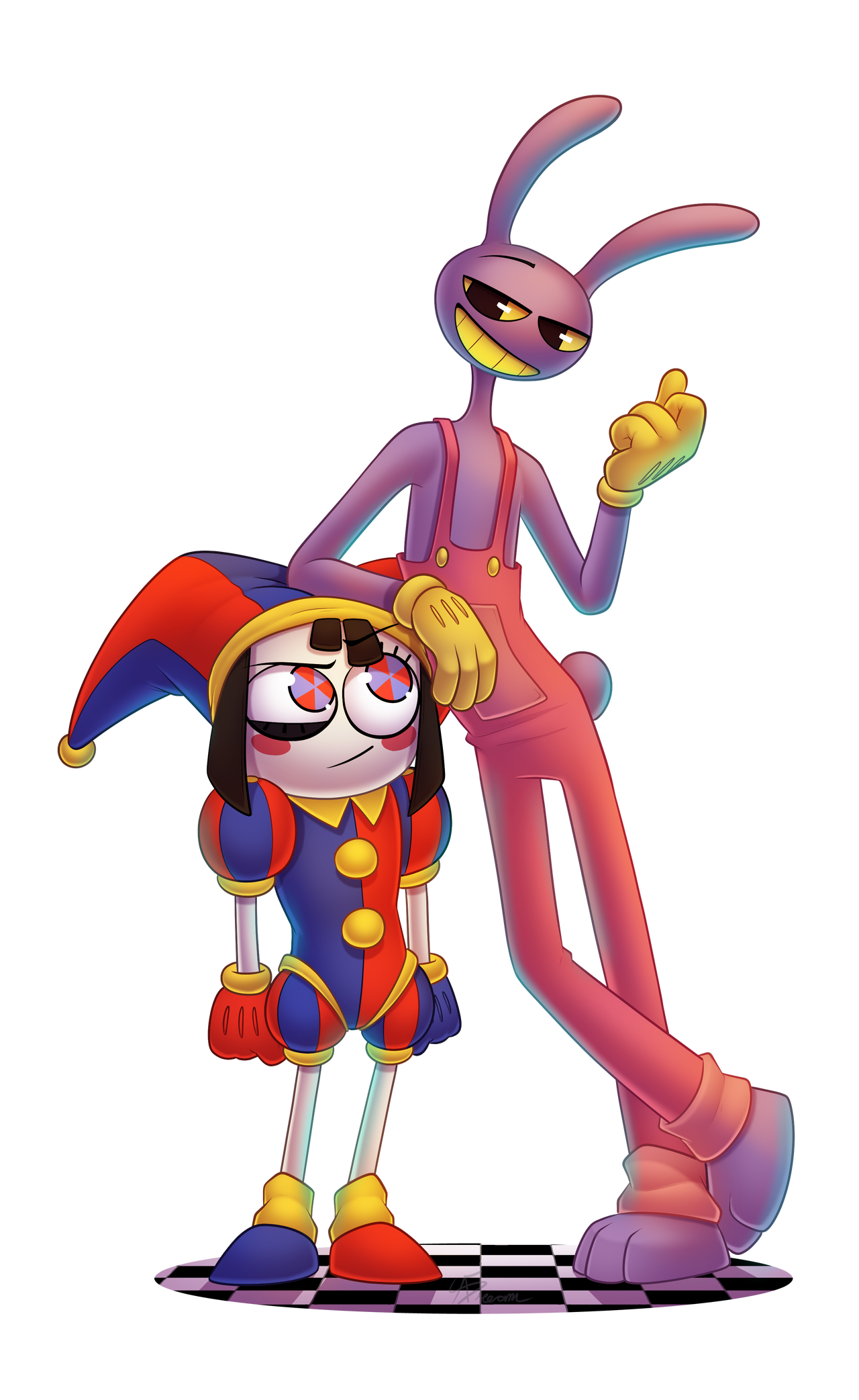 Jax And Pomni By AbsoluteDream On DeviantArt jax-and-pomni-by-absolutedream-on-deviantart