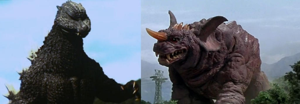 Godzilla Jr meets Baragon by ninjakingofhearts on DeviantArt